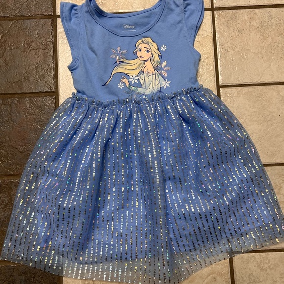 Disney Other - Disney Sparkling Blue Elsa Dress- NWOT